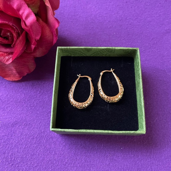 Brand New Vintage Fashion Hoop Drop Earrings for Women! - Picture 5 of 6